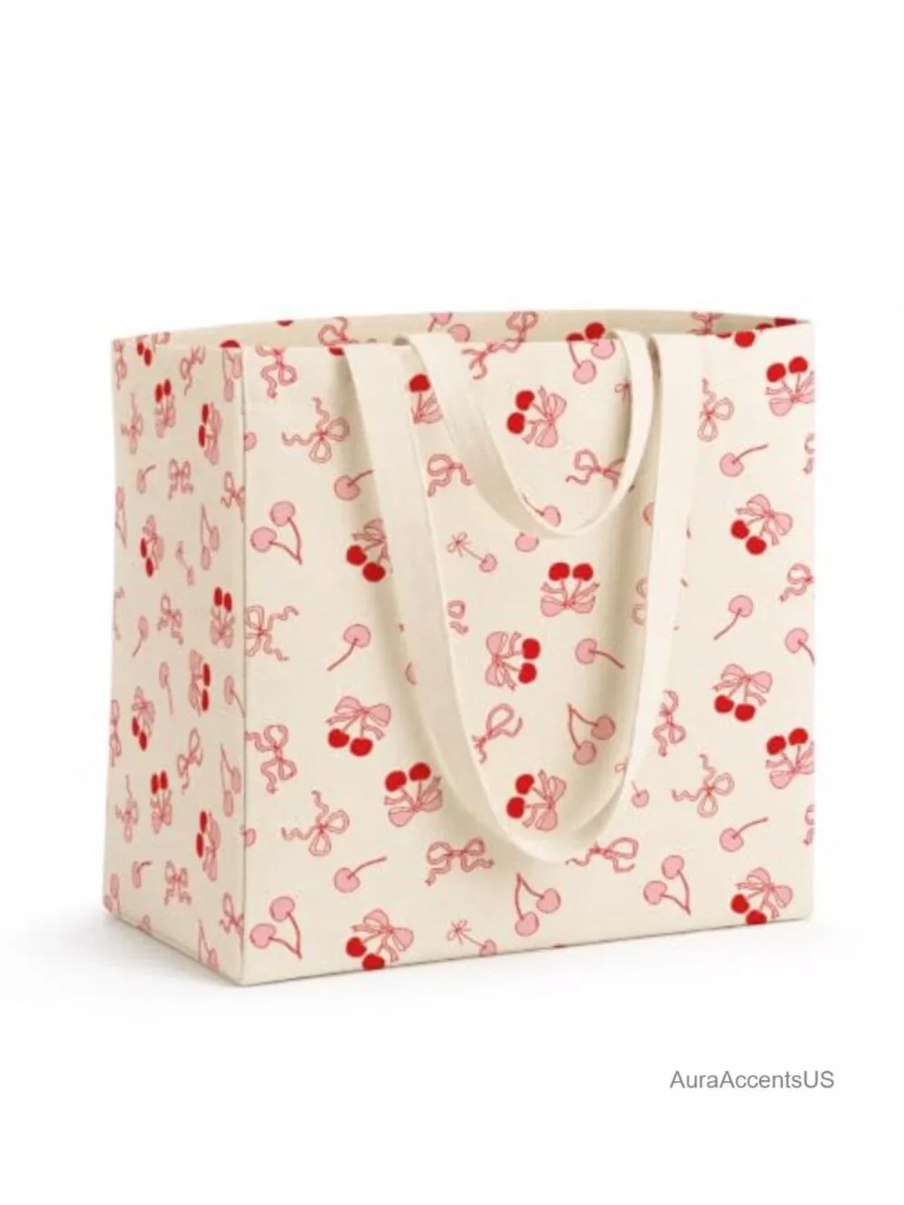 Large Canvas Grocery Tote Bag Reusable Shopping Shoulder Bags with 4 Inner